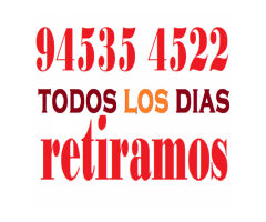 desperdicios retiro cahureo 94535 4522 --EL BOSQUE--