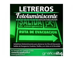 Señalizacion Fotoluminiscente De Vias de Evacuacion y Emergencia