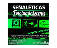 Señalizacion Fotoluminiscente De Vias de Evacuacion y Emergencia